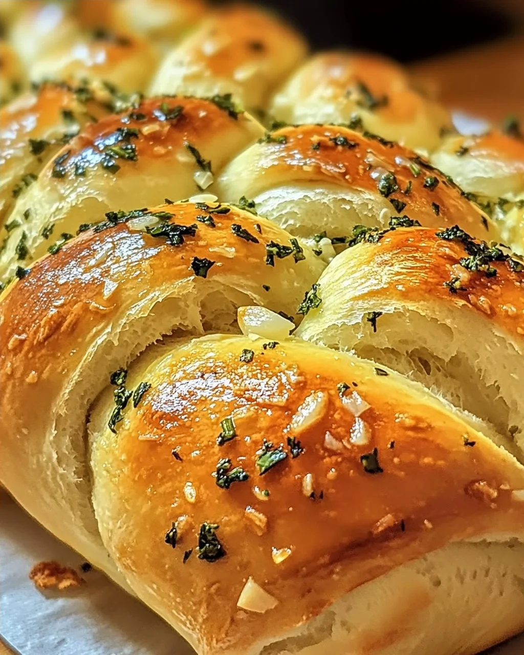 Aromatisches Knoblauch-Kräuter Zopfbrot für Genießer
