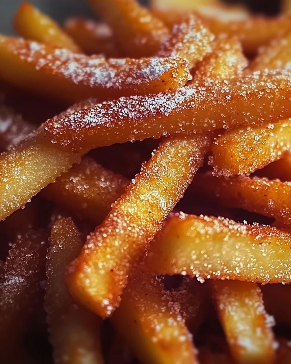 Crispy Apfel Pommes: Heißluftfritteuse Rezept leicht gemacht