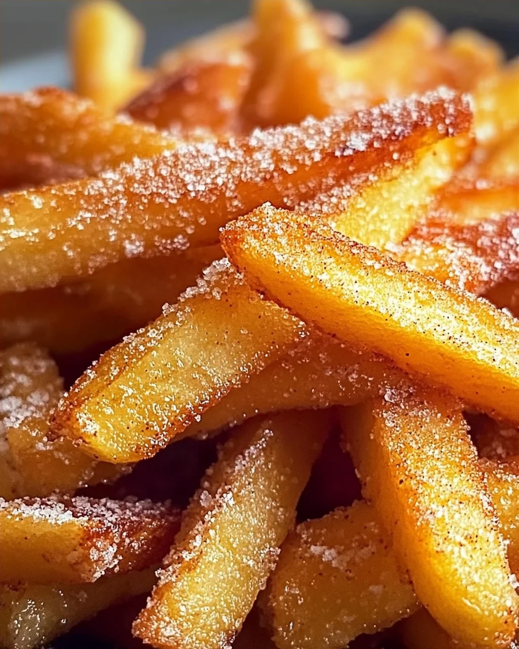 Crispy Apfel Pommes: Heißluftfritteuse Rezept leicht gemacht