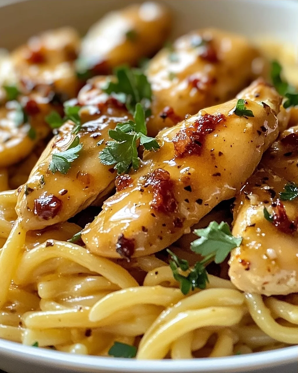 Honig-Pfeffer-Hühnchen Pasta Rezept – Schnelle Genussmomente!