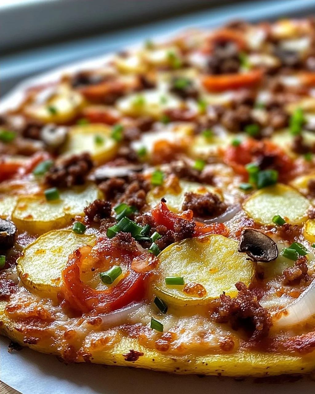 Knusprige Kartoffelpizza vom Blech: Schnell & unglaublich lecker