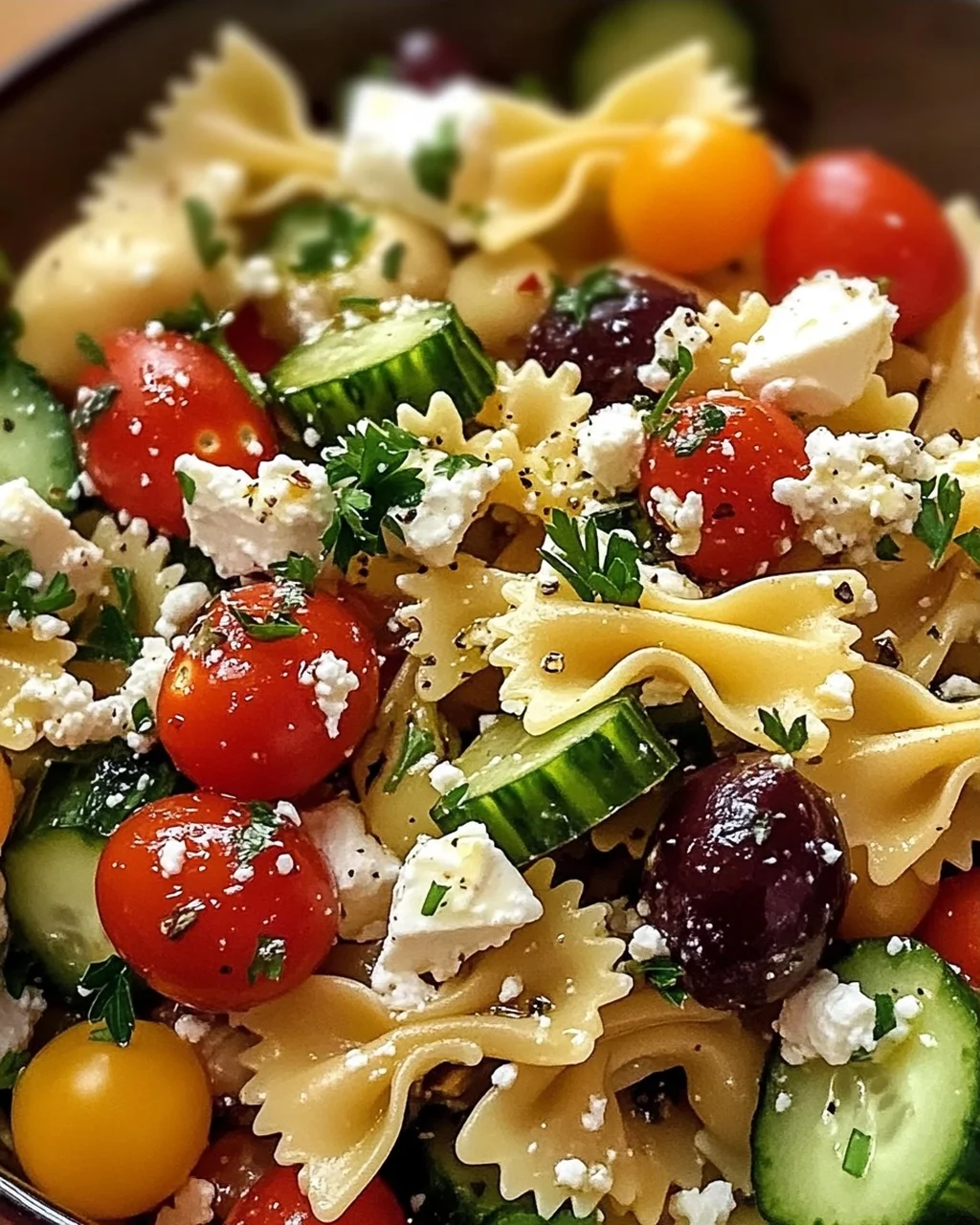 Mittelmeer-Pasta-Salat: Frisch und lecker genießen