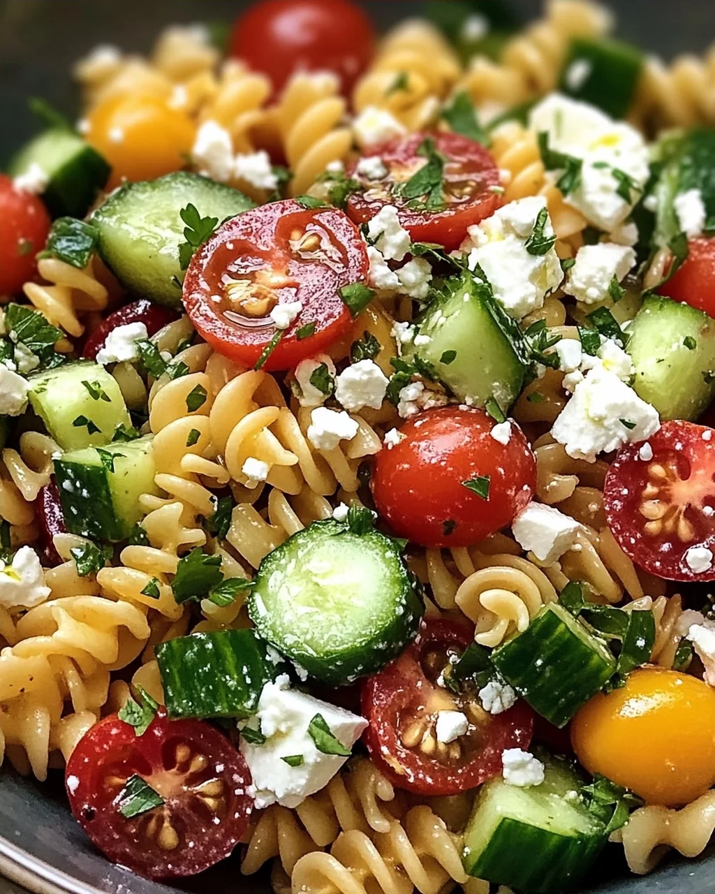 Mittelmeer-Pasta-Salat: Frisch und lecker genießen