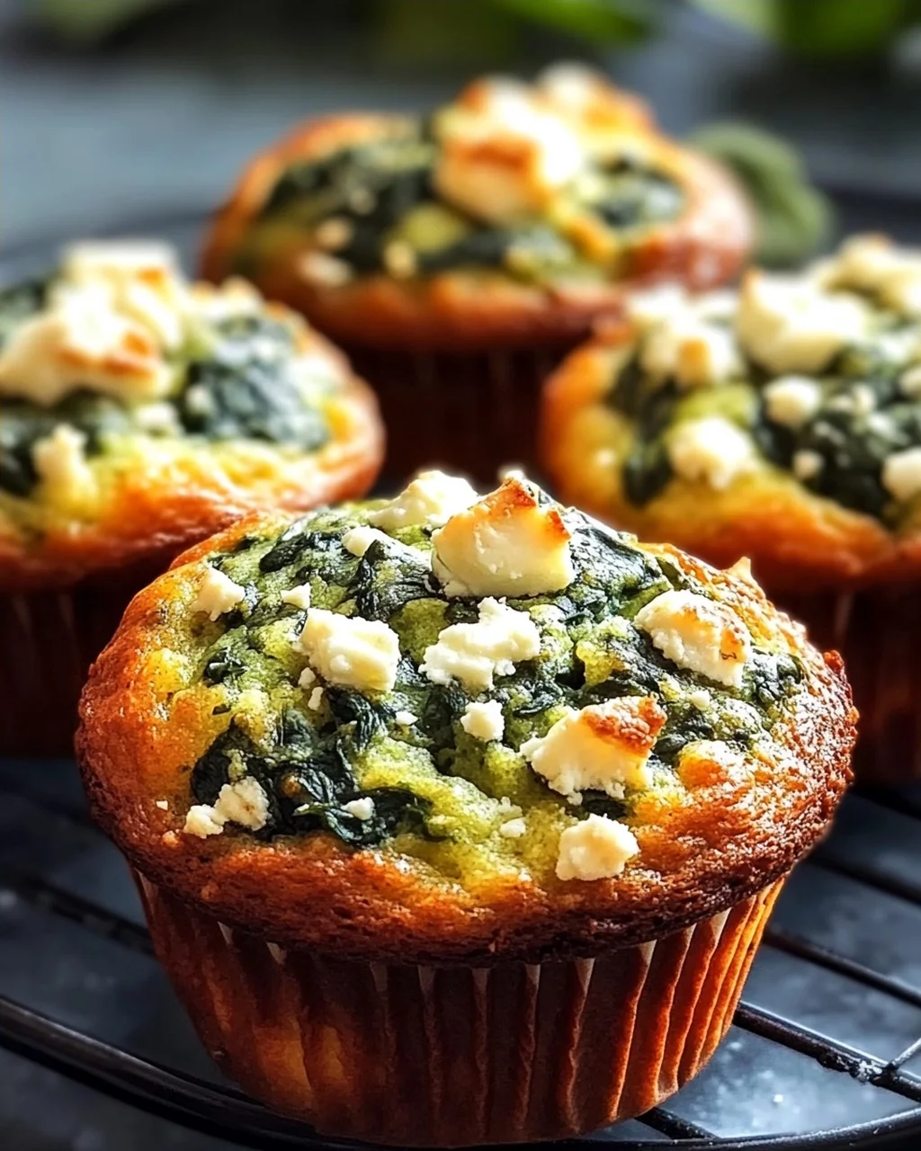 Spinat Feta Muffins
