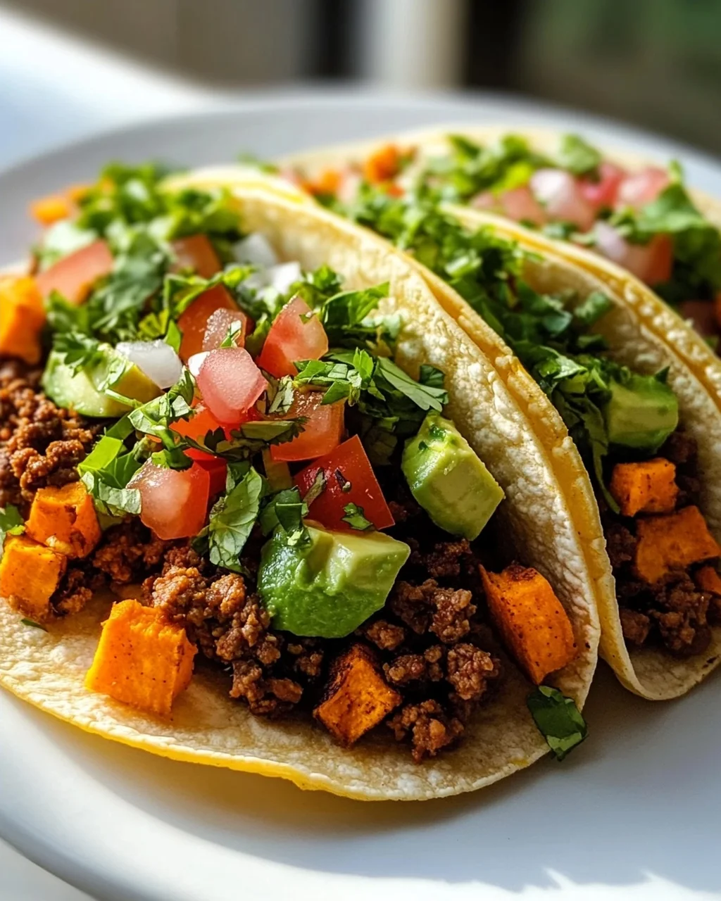 Süßkartoffel Hackfleisch Tacos: Frisch & Lecker mit Salat