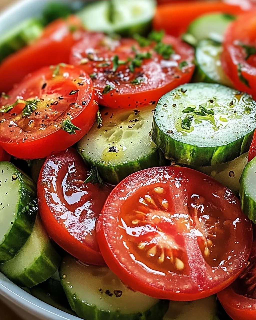 Tomaten-Gurken-Salat