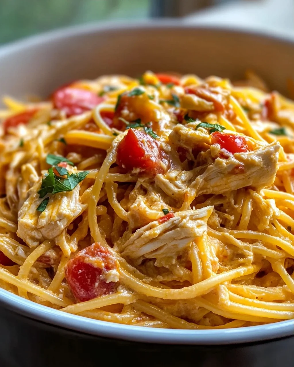 Ultimative Crockpot Hähnchen Spaghetti – Lecker & Einfach!