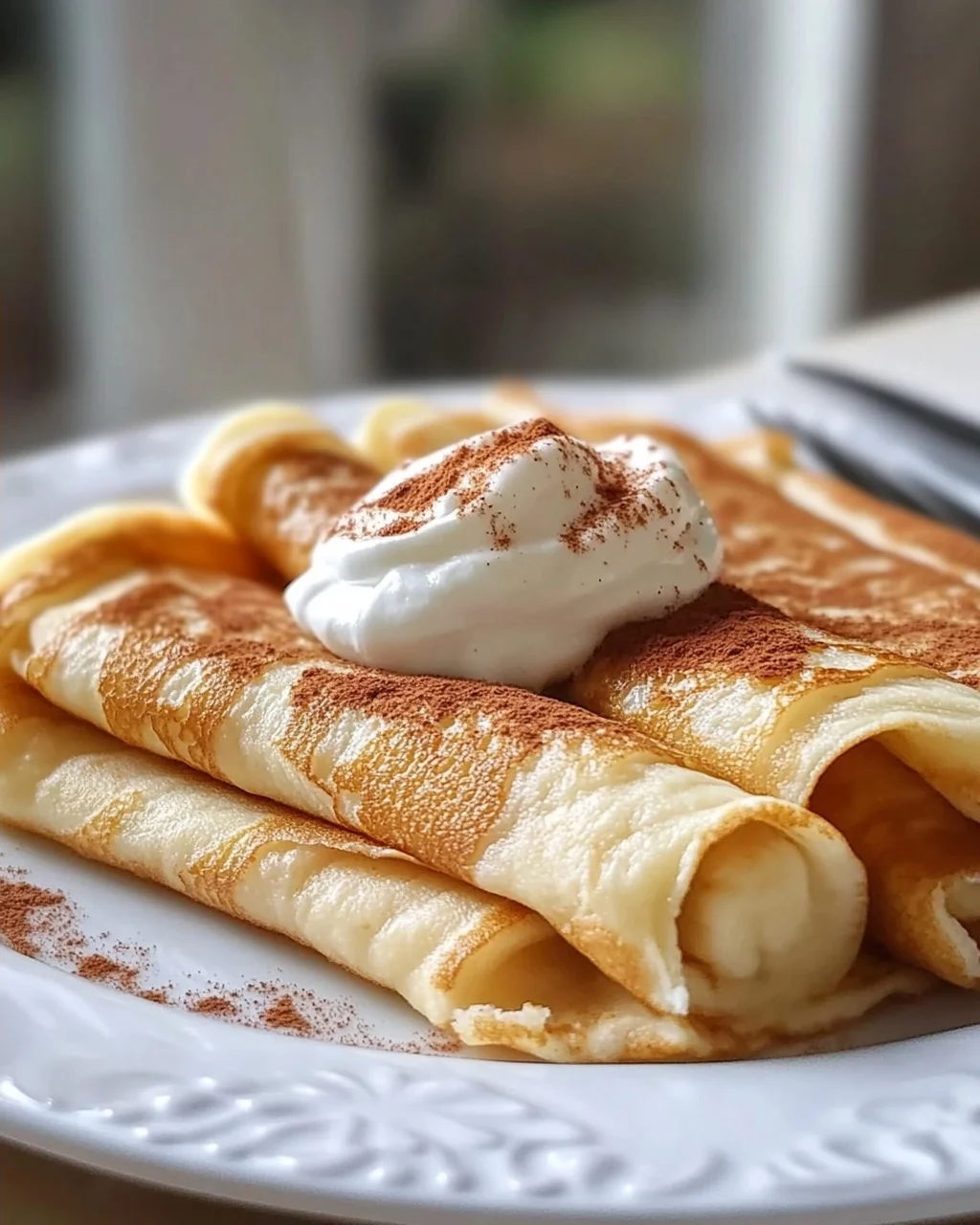 Zimtrollen-Protein-Crêpes