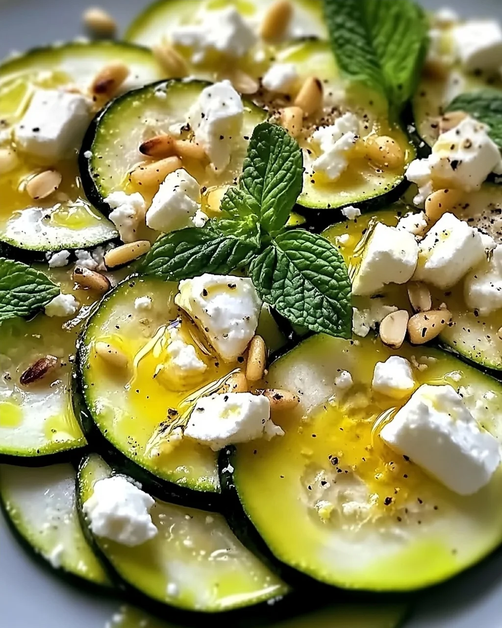 Zucchini-Carpaccio: Frisch & Schnell zubereitet