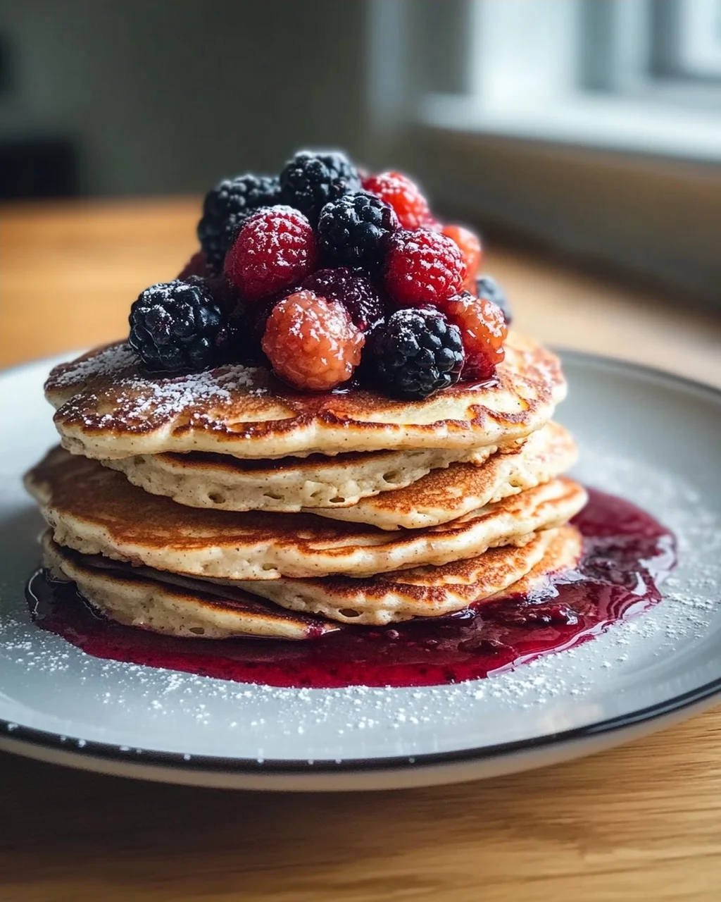 Zuckerfreie Quark Haferflocken Pancakes: Gesund & Einfach