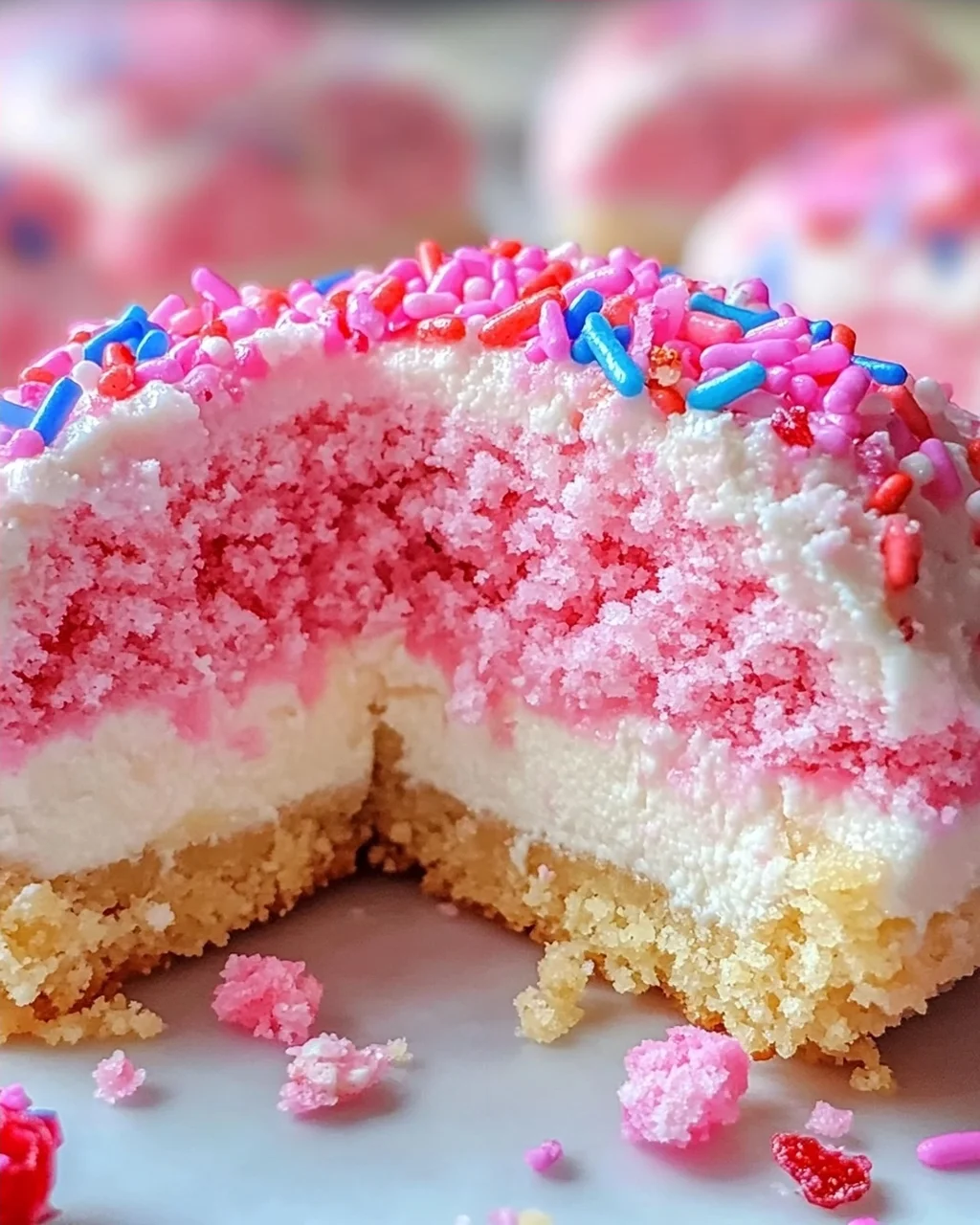 Zuckerwatte Käsekuchen Bomben für Zuhause